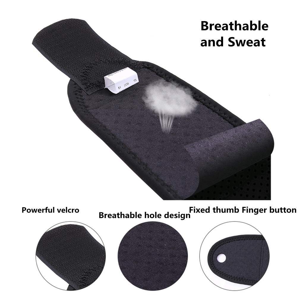 Wrist Support Wraps with Thumb Loops – Pain Relief for Athletes and Active Users