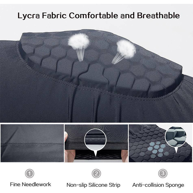 Women Men Honeycomb Knee Pads Sports Support Brace Compression Sleeve Protector