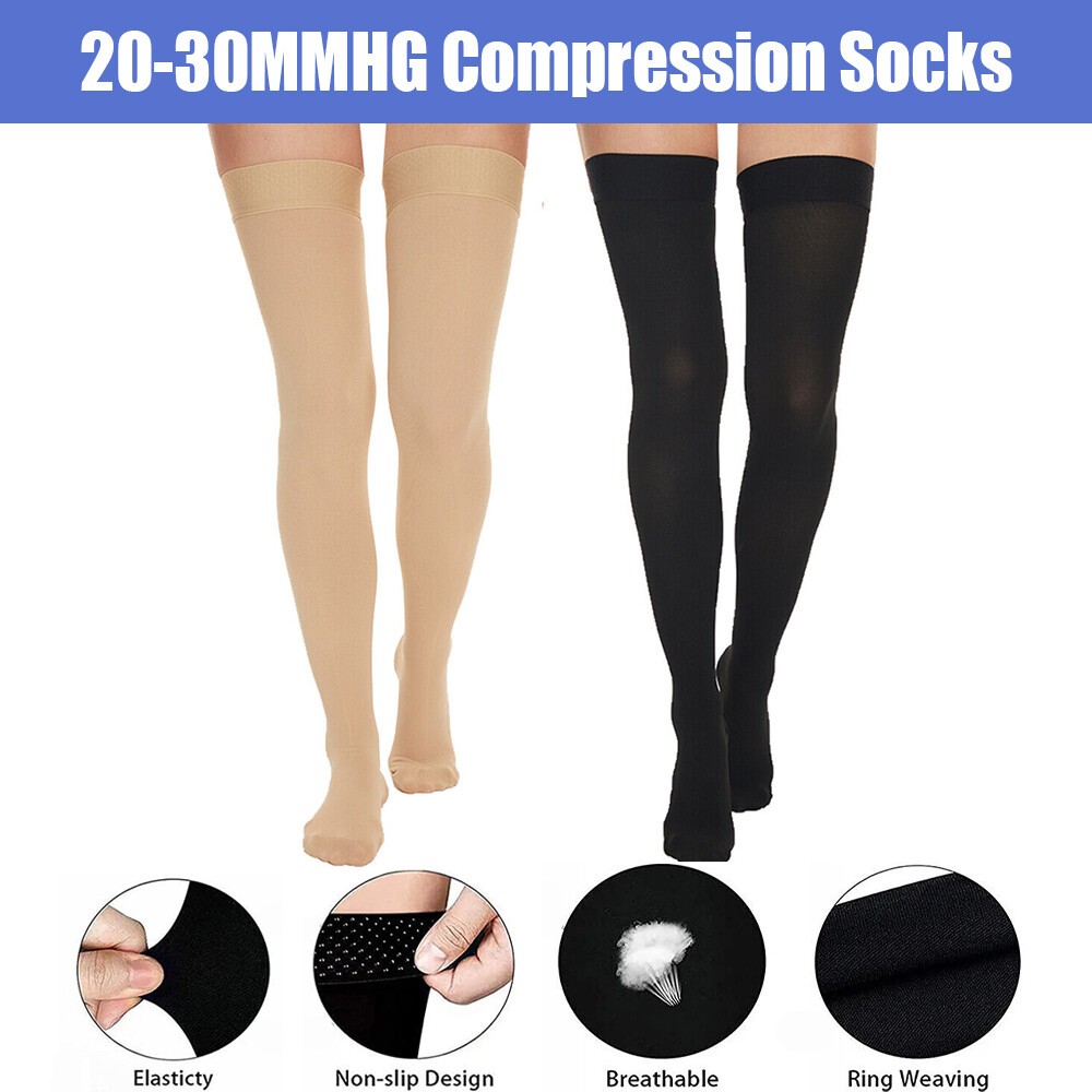 High Quality Compression Socks Over Knee Thigh High Socks Leggings 20-30mmHg