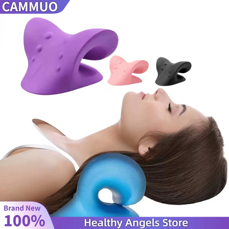 Neck & Shoulder Relaxer – Cervical Spine Traction Massage Pillow for Pain Relief