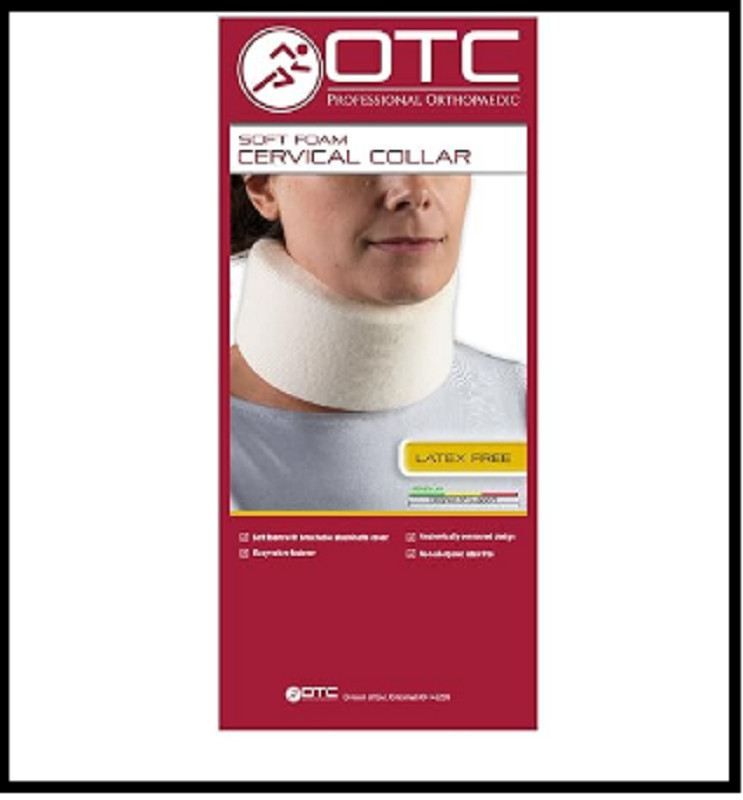 OTC Cervical Collar, Soft Foam, Neck Support Brace, X-Large (Narrow 2.5″ Depth