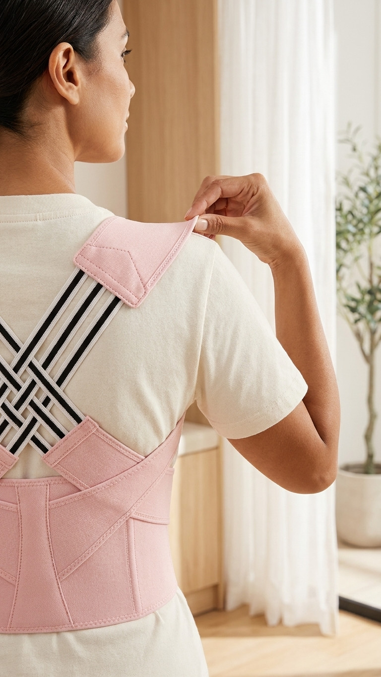 Invisible Posture Corrector Vest for Women Back Support Straightener Shoulder