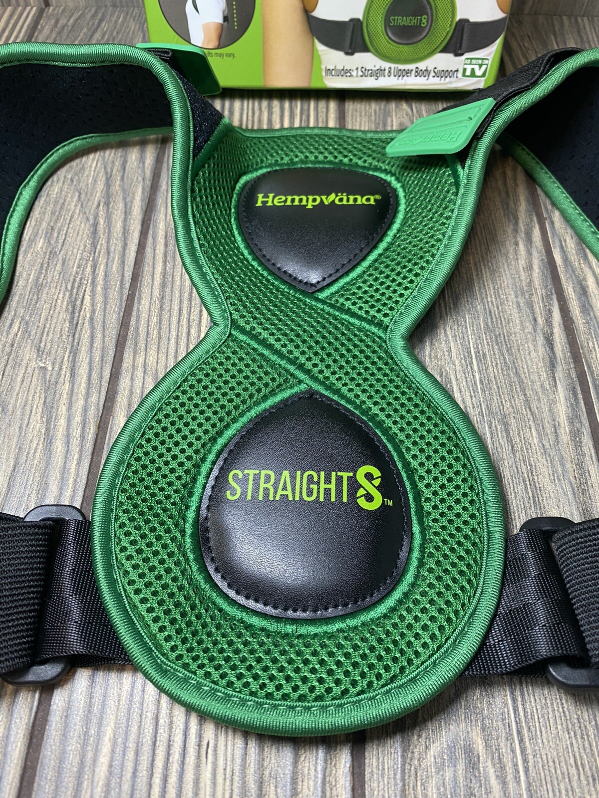 Hempvana Straight 8 Adjustable Lightweight Posture Corrector Seen On TV