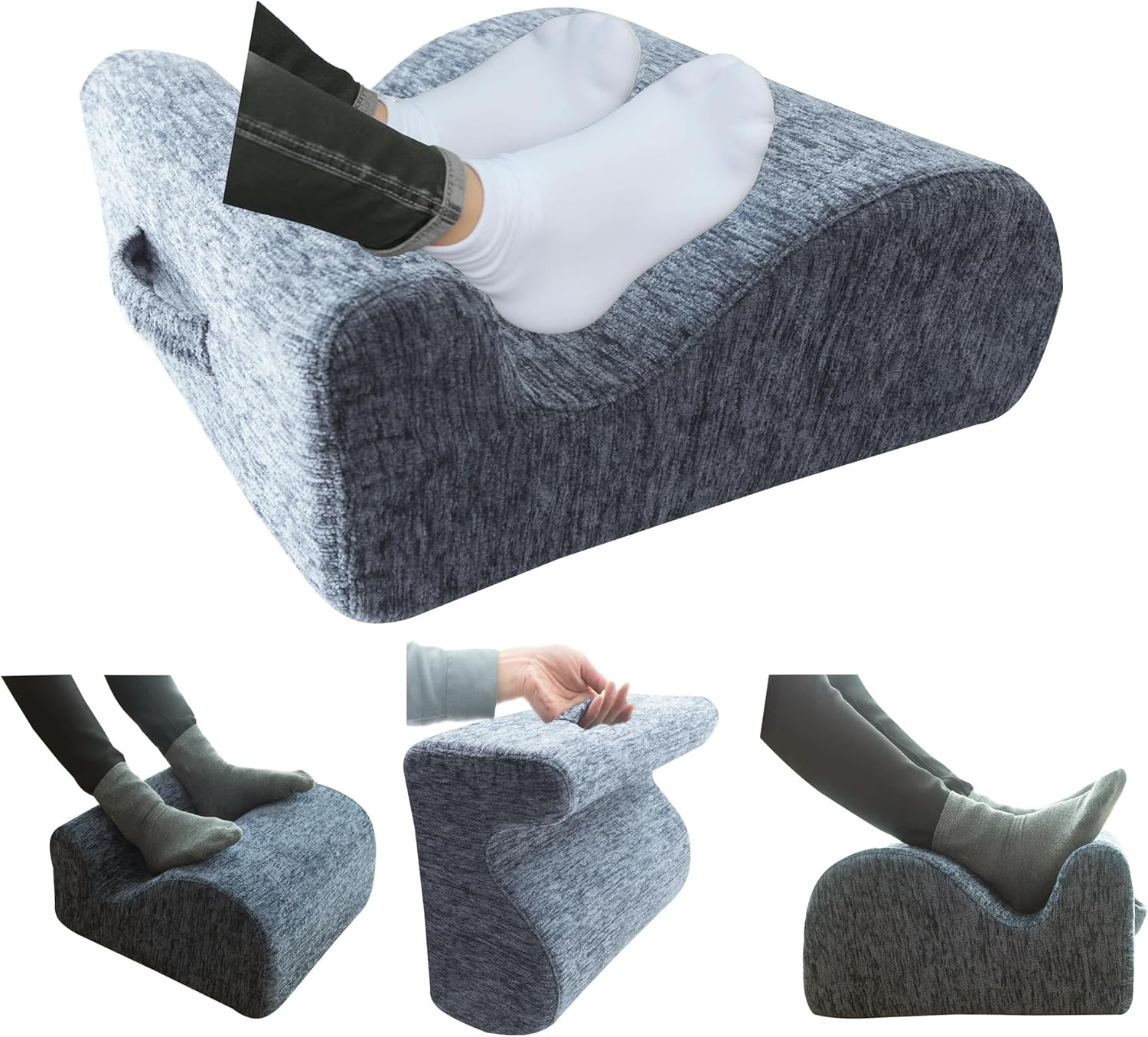 Ergonomic Footstooltwo-Way Tilt Design with Heel & Arch Supportwide Non-Slip Foa