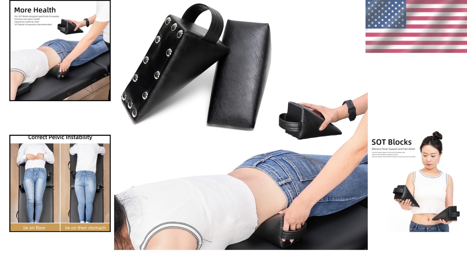 Durable Chiropractic SOT Blocks for Back Pain Relief – Compact & Portable