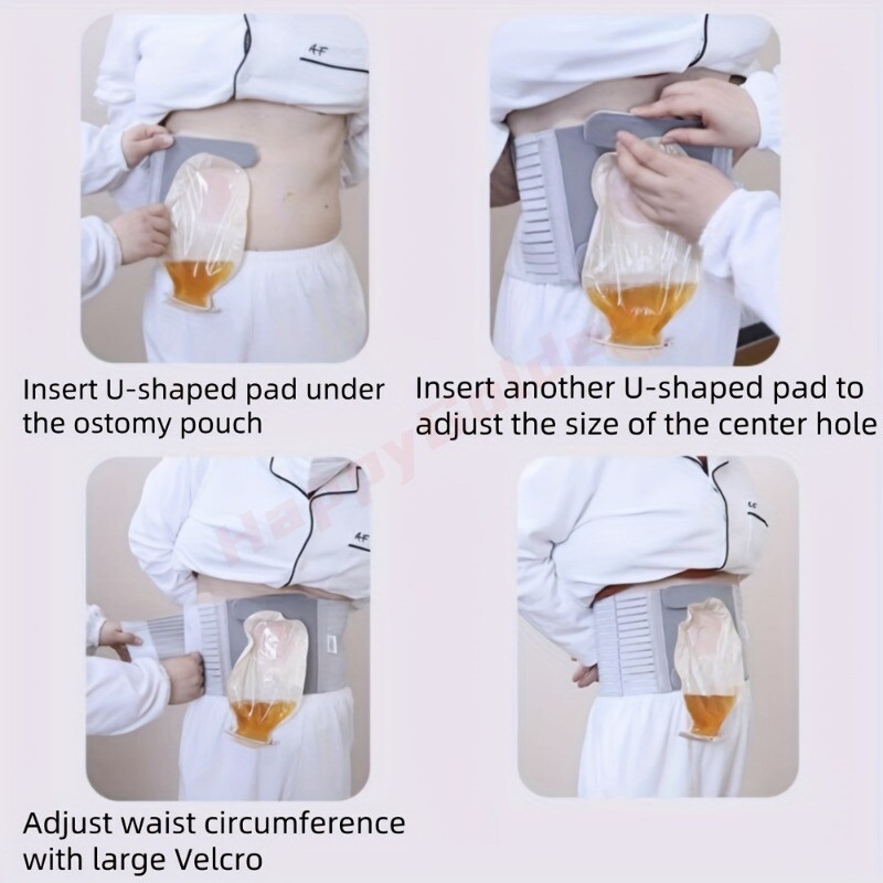 Abdominal Ostomy Belt Adjustable Stoma Support Portable Ileostomy Colostomy Belt