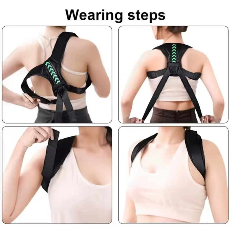 Back Posture Corrector Shoulder Straight Support Brace Belt Therapy Men Women
