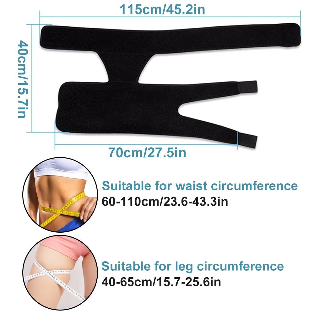 1pcs Groin Support, Groin Compression Wrap for Hip Flexor Brace, Adjustable Scia