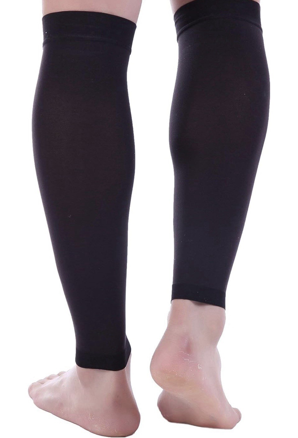 Doc Miller Calf Compression Sleeve Pair Lg.Recovery Varicose Veins CrampsBLACK