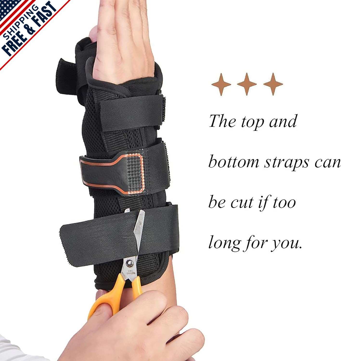 Wrist and Thumb Splint for De Quervain’s, Tendonitis, and Arthritis Left, Medium