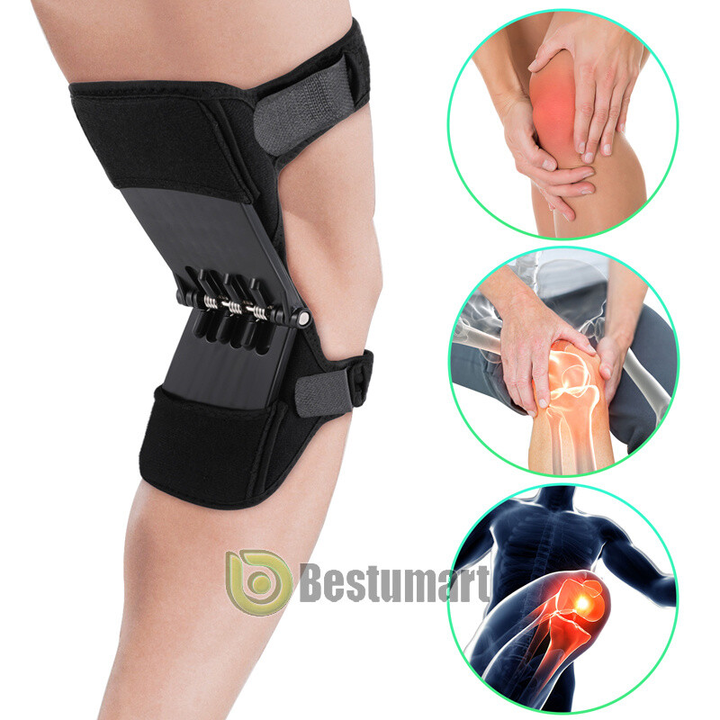 Knee Pad Booster Power Lift Spring Knees Brace Joint Support Knee Stabilizer NEW