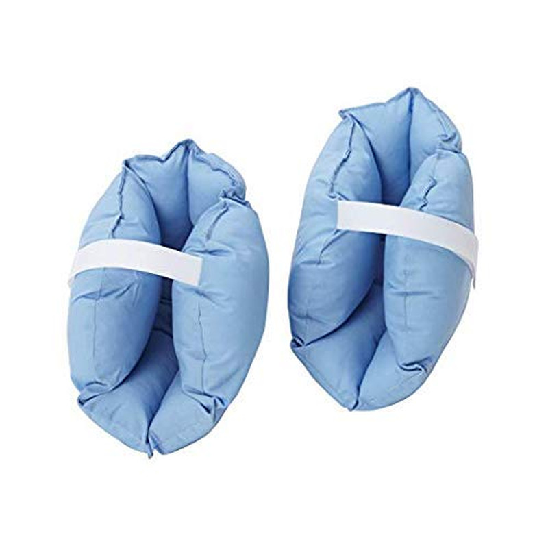 Heel & Ankle Protection Pillow Cushion Pair Light Blue