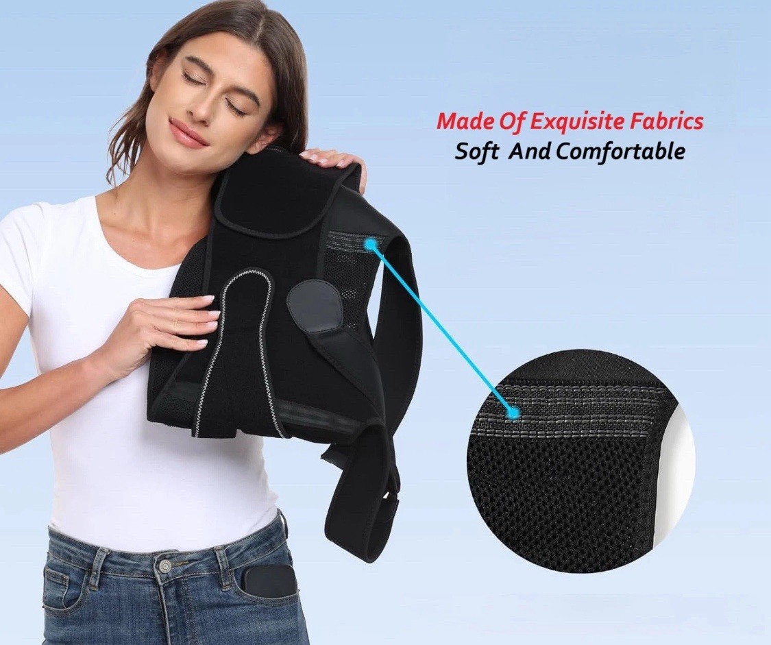 Enthra Back Brace Posture Corrector Lower Back Pain BB02 Medium For Men & Women