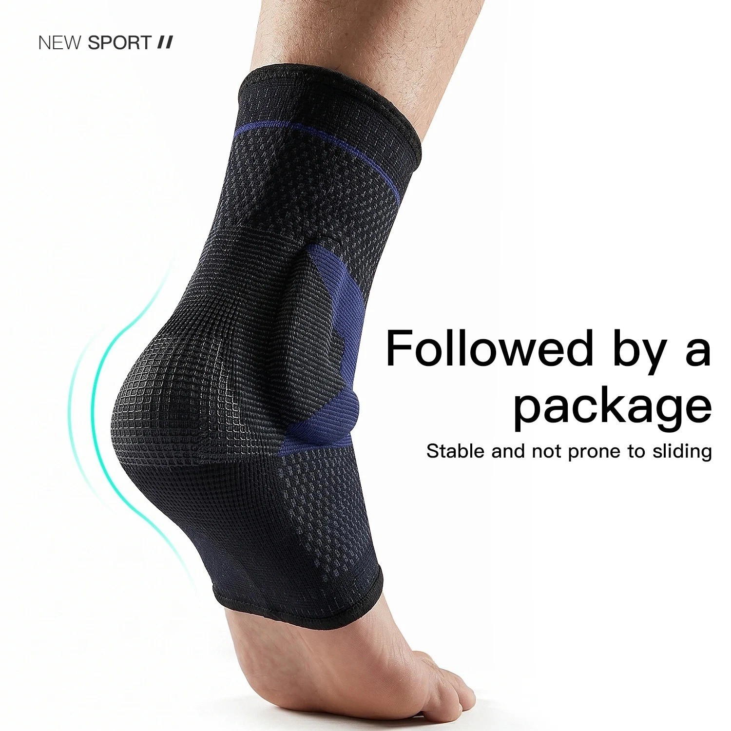 1/2PCS Ankle Brace Socks Compression Sleeve Foot Support for Sprained Ankle Wrap