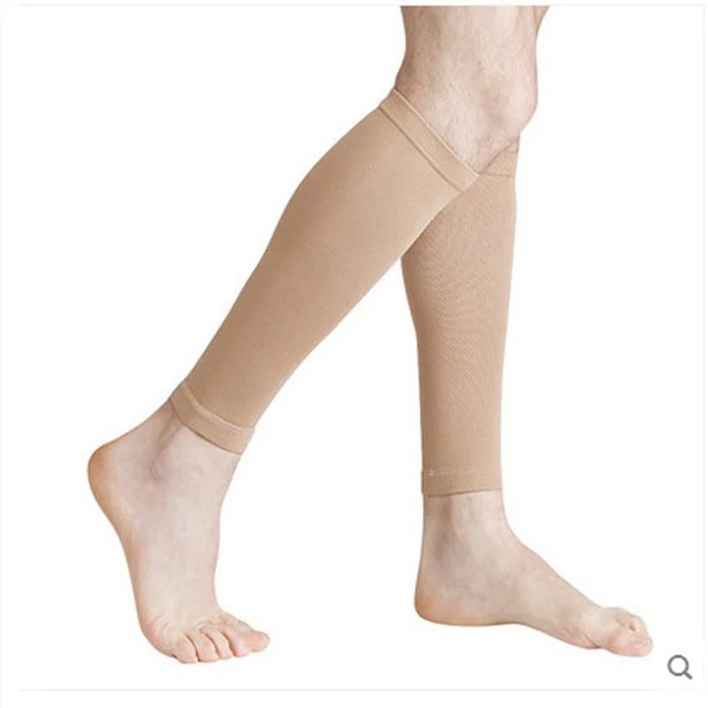 1 Pair 20-30mmHg Compression Calf Sleeves Running Shin Support Men Women