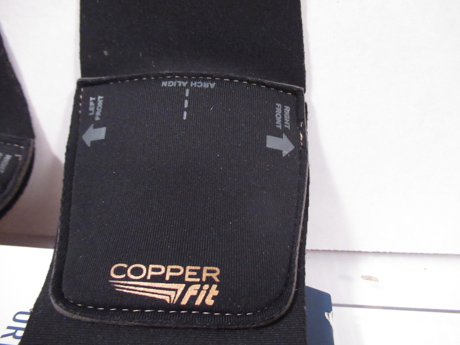 Copper Fit Health Unisex Arch Relief Plus with Built-In Orthotic Support Black