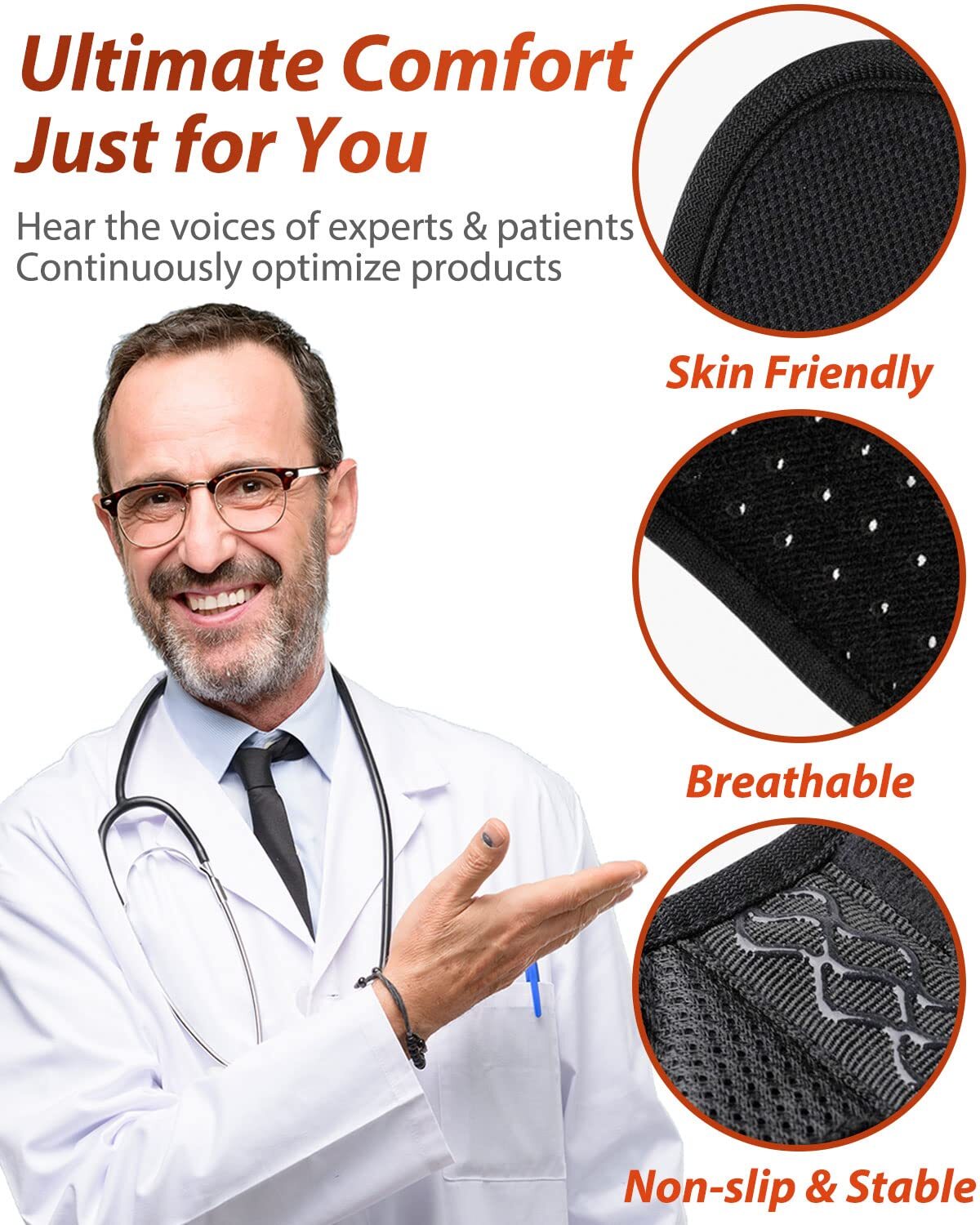 Inguinal Groin Hernia Guard Truss Support Belt Double Side Compression Unisex US