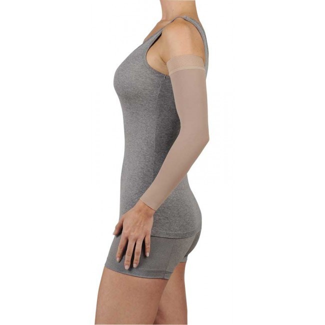 BEIGE DREAMSLEEVE Compression Sleeve by JUZO, Gauntlet Option, ANY SIZE & LEVEL