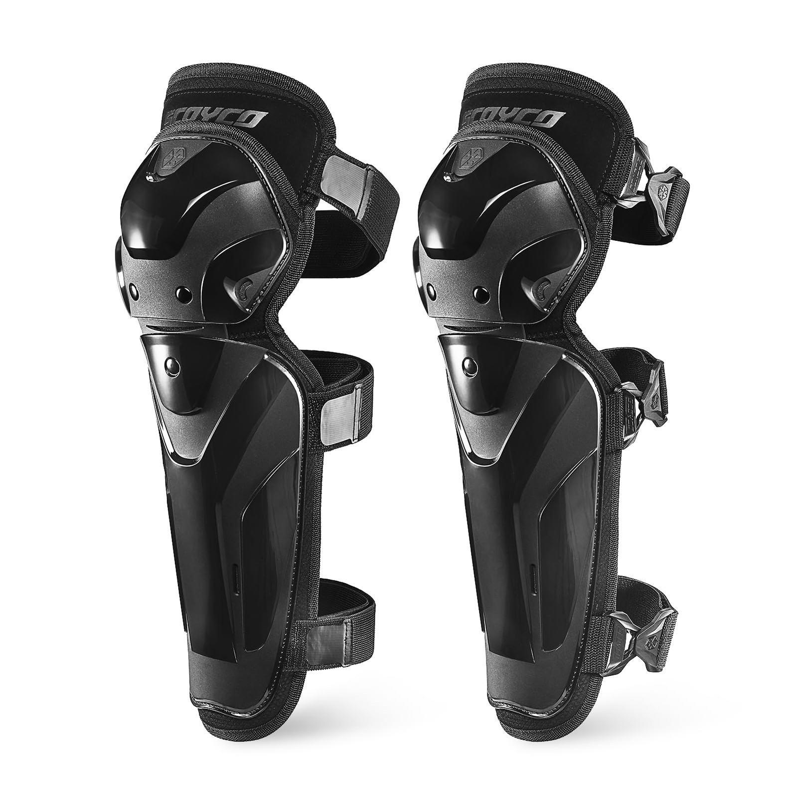 Motorcycle Knee Shin Guards Motocross Pads Adjustable TPU Protective Cycling