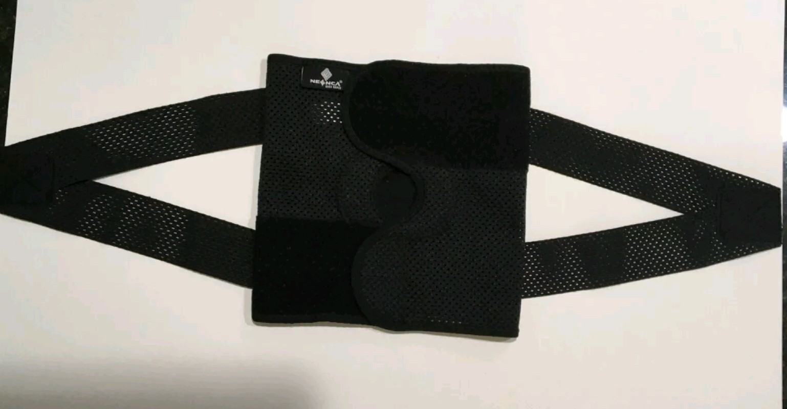 Black Neenca Thin Knee Brace XXL