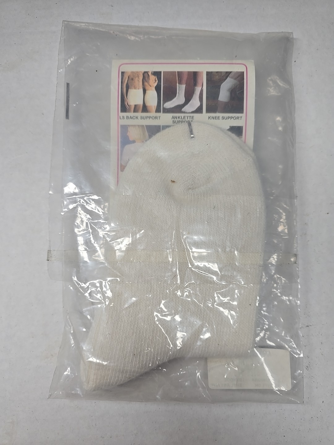 Reumohelp Angora Ankle Support Socks – Style IMR 112, Size M/L – Cream