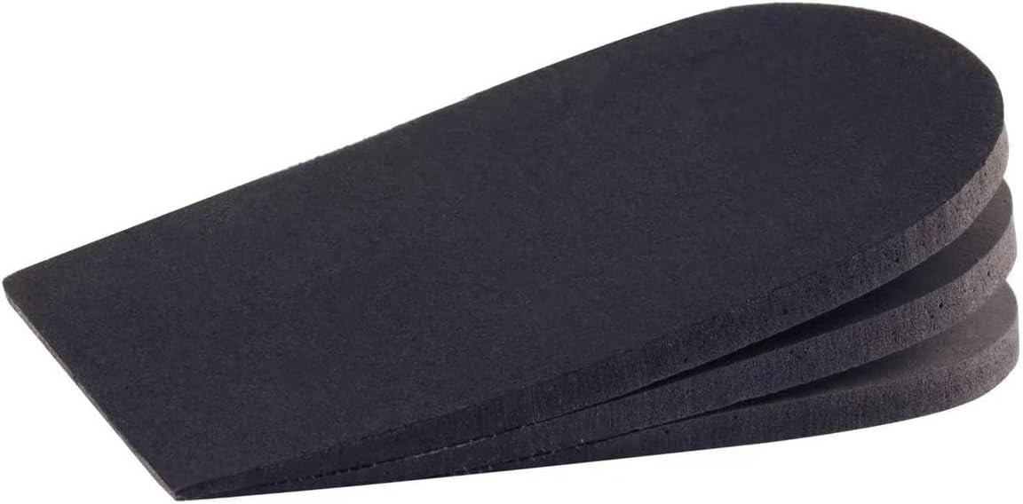 Adjustable Heel Lifts 1/4″ Height Black Single