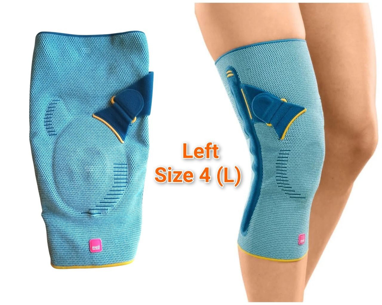 Medi Genumedi PT Patellar Tracking Knee Support Brace, Size 4, Left German Made