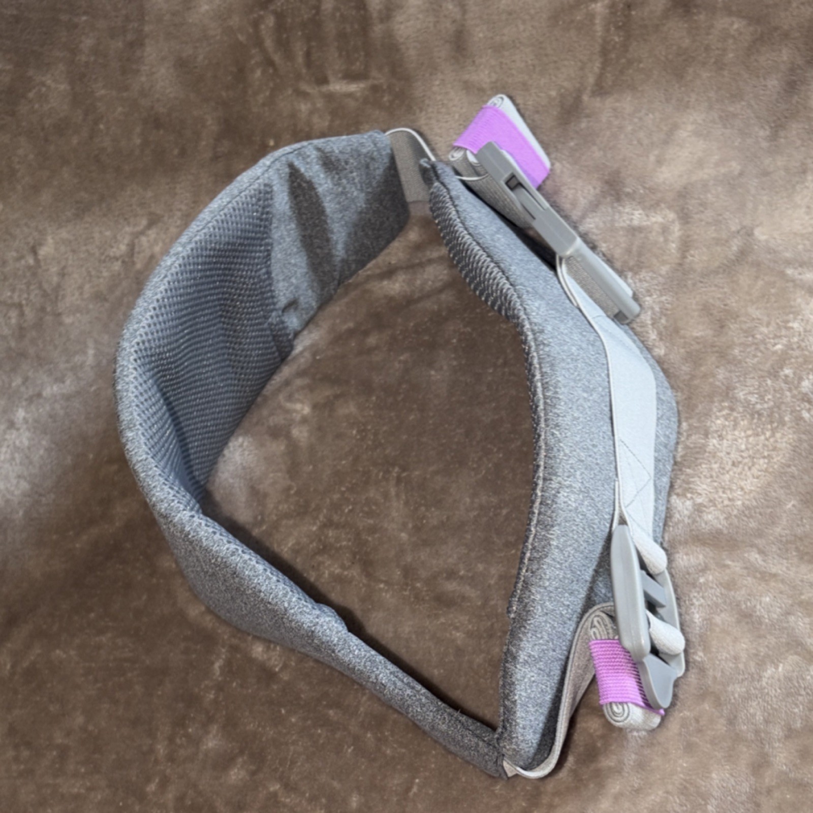 Frida C-Section Recovery Band Adjustable Abdominal & Rib Support Gray Purple