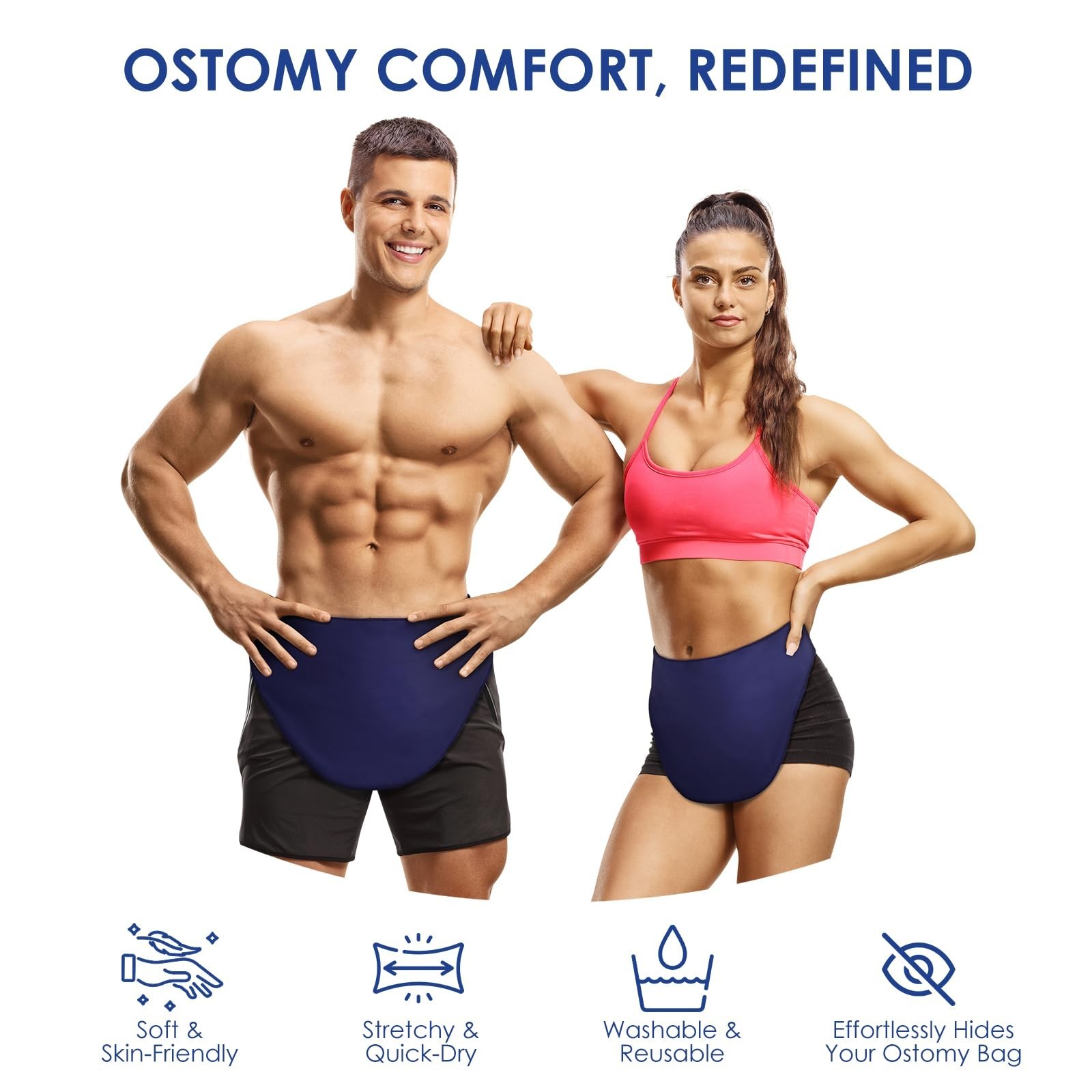 Ostomy Belt for Men & Women, Colostomy Ostomy Bag Covers | Stoma Guard & ileo…