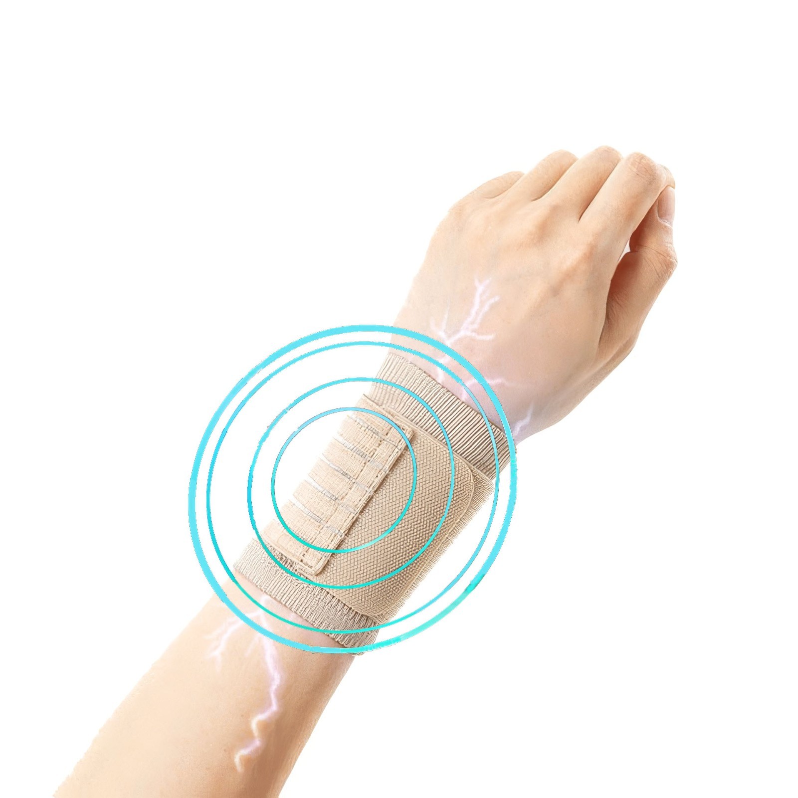 Anapa Microcurrent Wrist Hard Guard Pain Relief Tight Grip Wrist All Sports