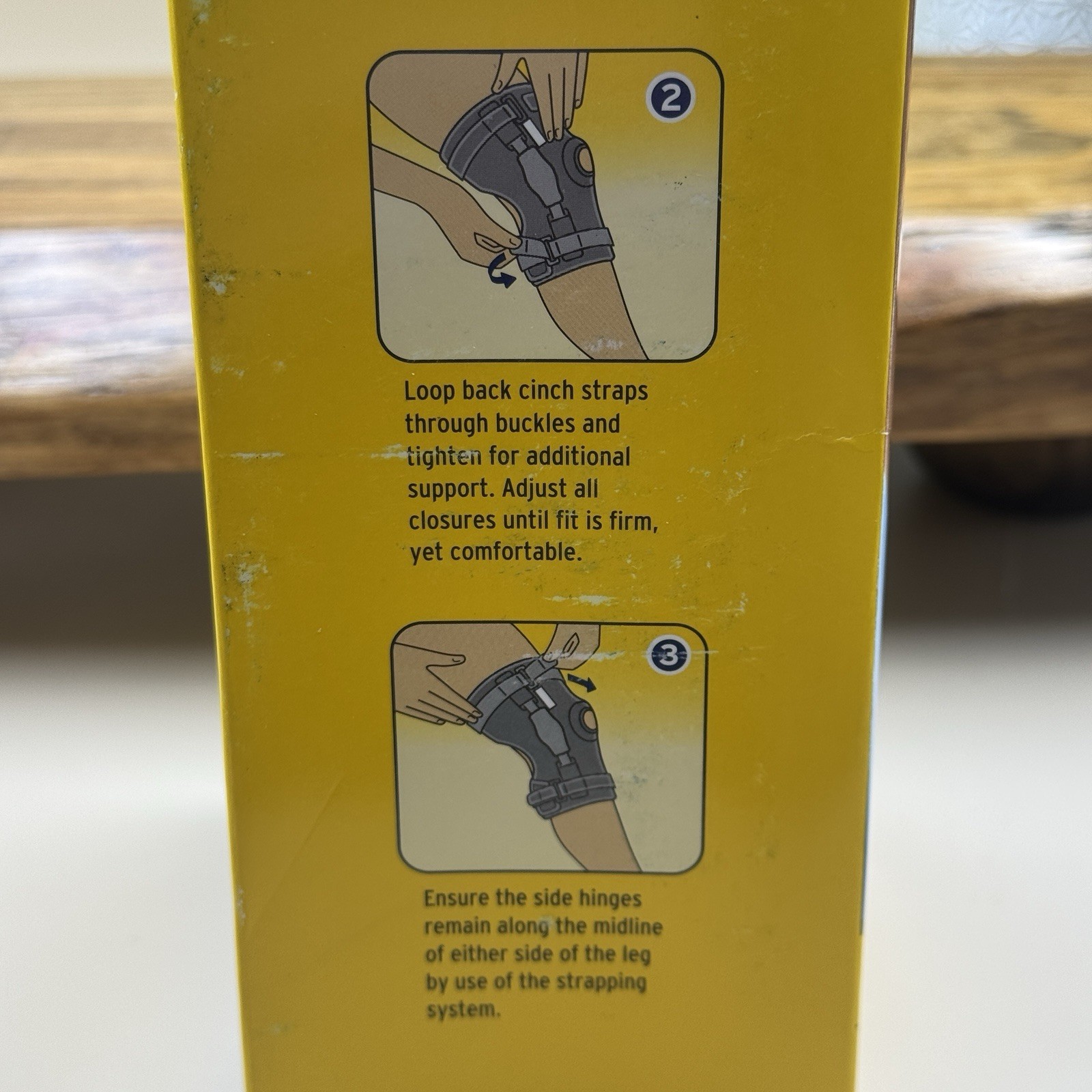 2010 Futuro Hinged Knee Support Brace Prevent Lateral Motion One Size Open Box