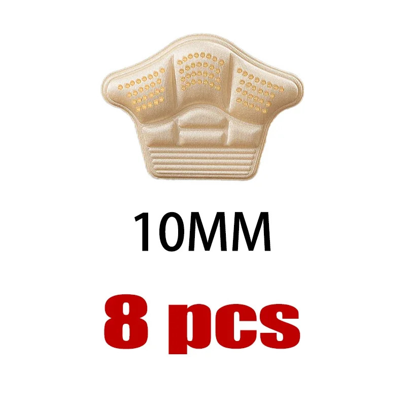 5D Antiwear Heel Pad Sneakers High Heels Rear anti Fall Insole Self Adhesive Sho