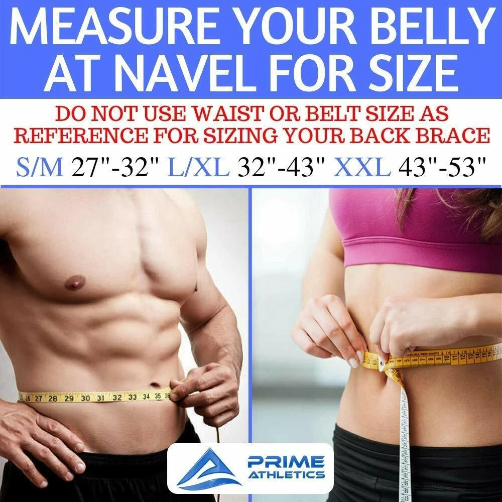 Lumbar Support Belt – Back Brace for Back Pain Relief Bonus Resistance Band L/XL
