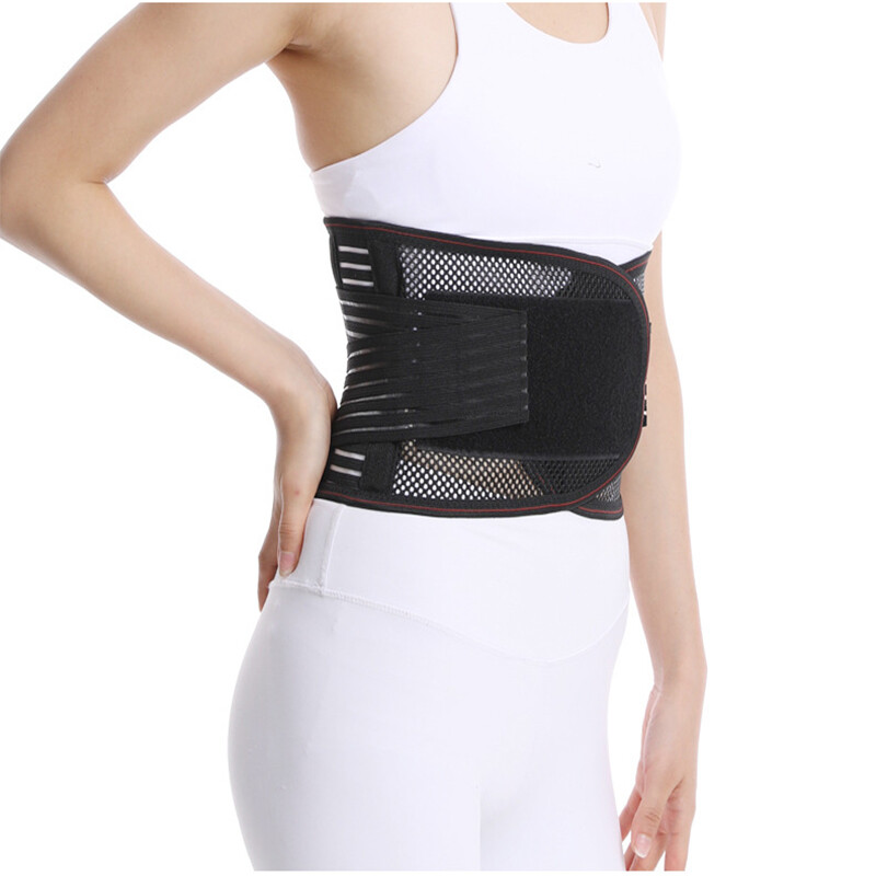 Lumbar Lower Back Support Belt Brace Wrap Pain Relief Adjustable Band Men Women