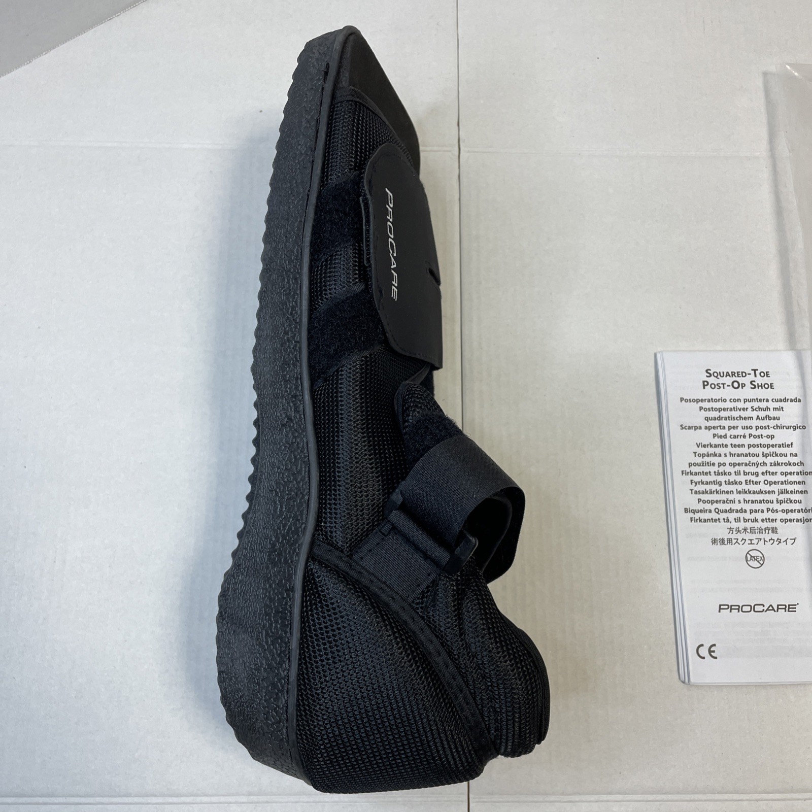 PROCARE Squared Toe Post Op Shoe, SIZE M