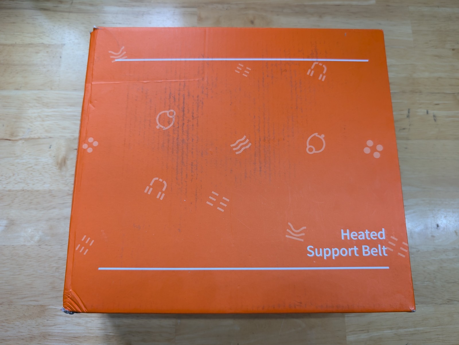 Heated Back Brace for Lower Back Pain Relief, Vibration Lumbar Support Belt