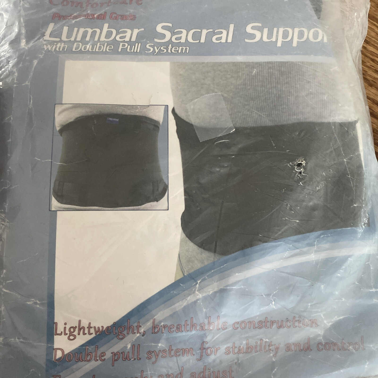 Comfortland Lumbar Sacral Support LS-100 XL 44-48” Double Pull System
