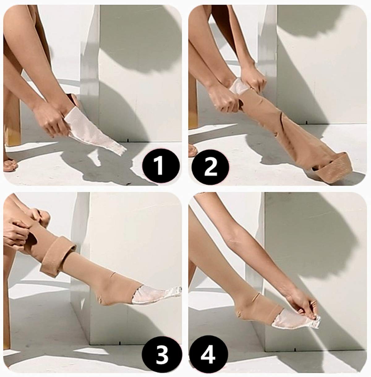 2 Pcs Open Toe Compression Sock Aid – Easy Slide Applicator for Independence