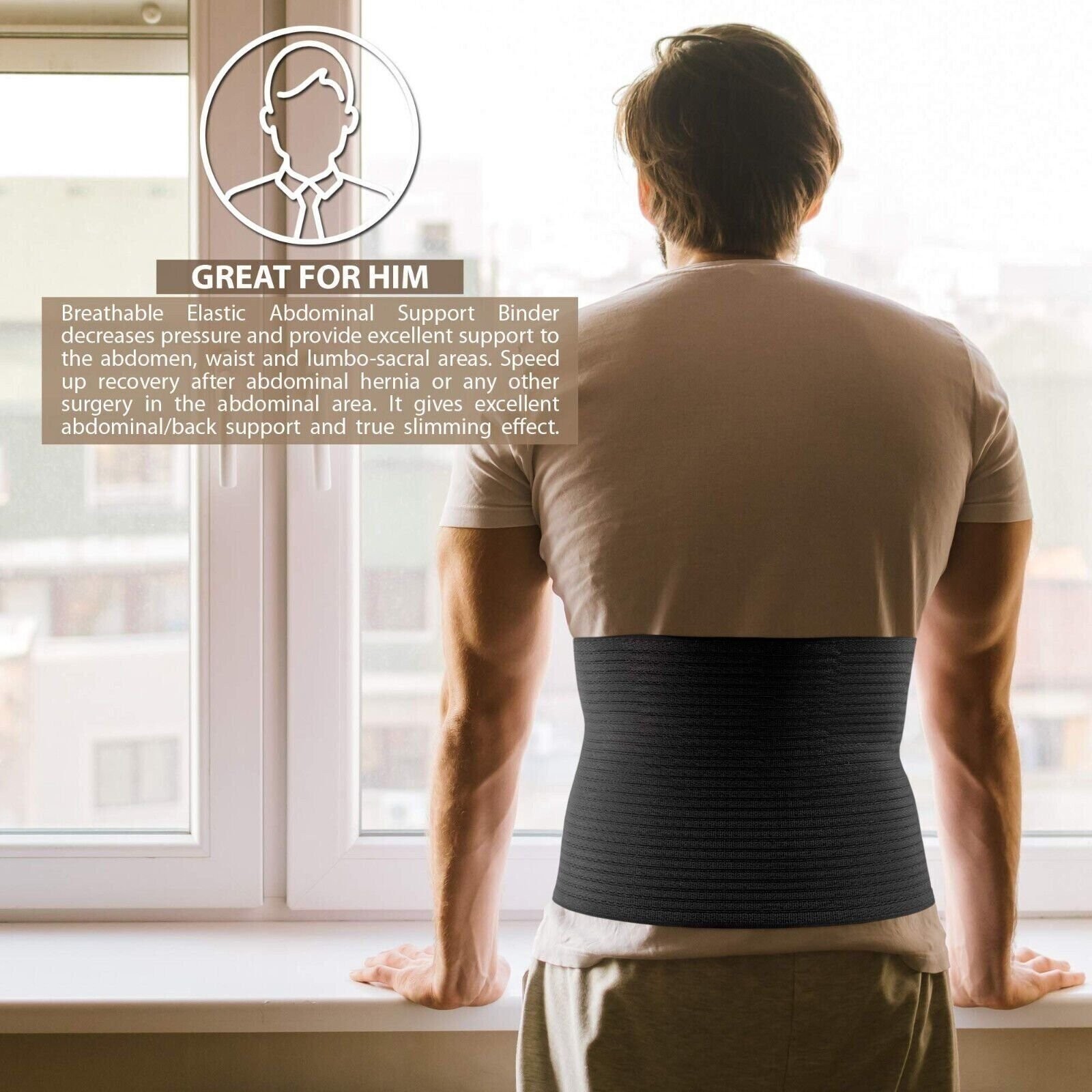 10.25″ Abdominal Binder/ Postpartum Post-operative Post-surgery Wrap