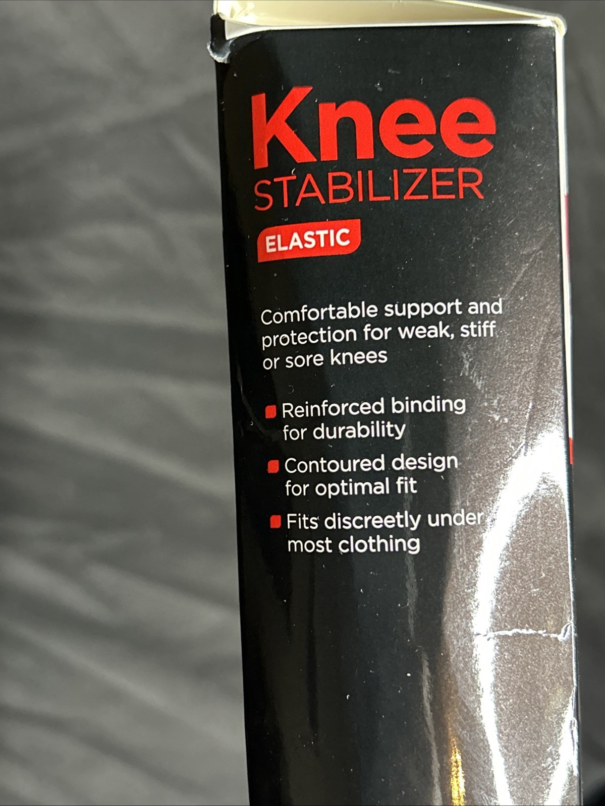 EQUATE KNEE STABILIZER LARGE/XLARGE, BLACK