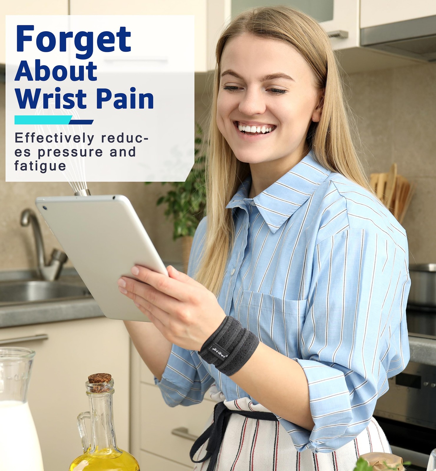 Wrist Brace for TFCC Tears, Adjustable Wristband Wrist Wraps Support for Fitn…