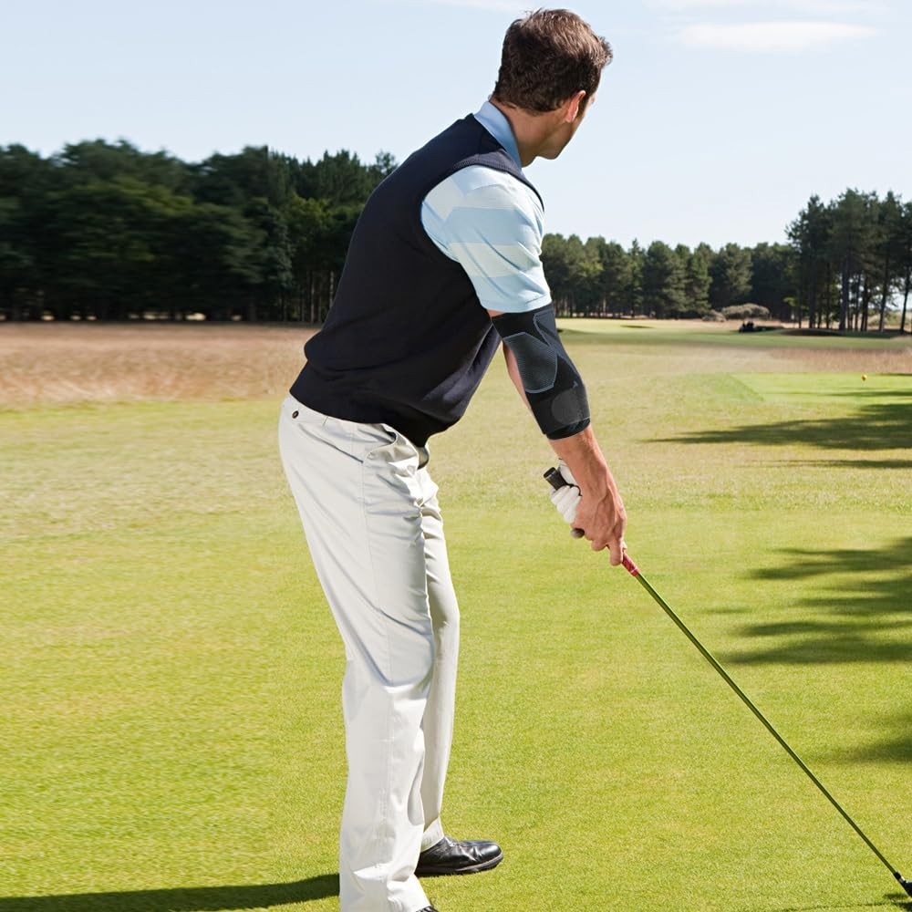Small Elbow Support Sleeve – Compression Relief for Tennis, Golf & Weightlifting