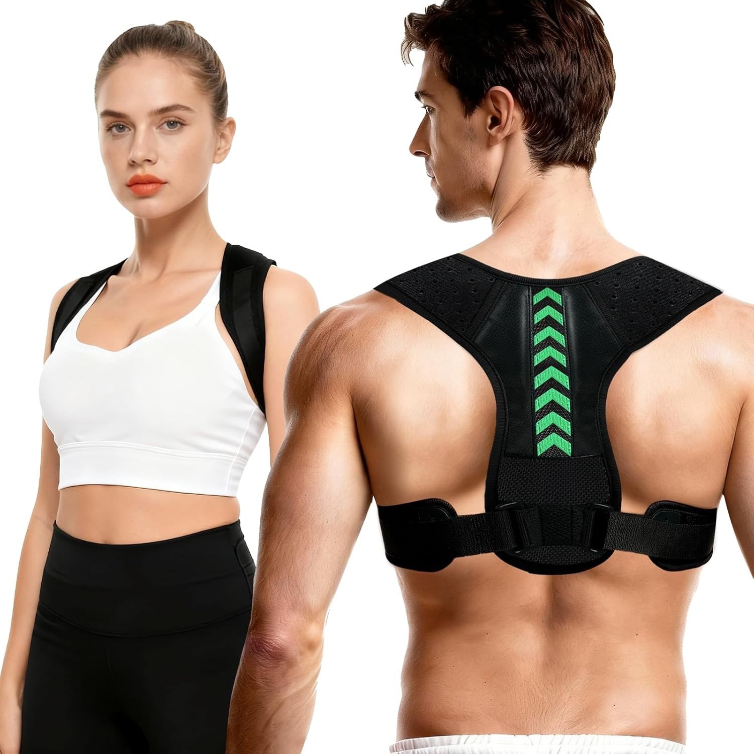 Effective Unisex Posture Corrector – Adjustable Back Brace for Daily Pain Relief