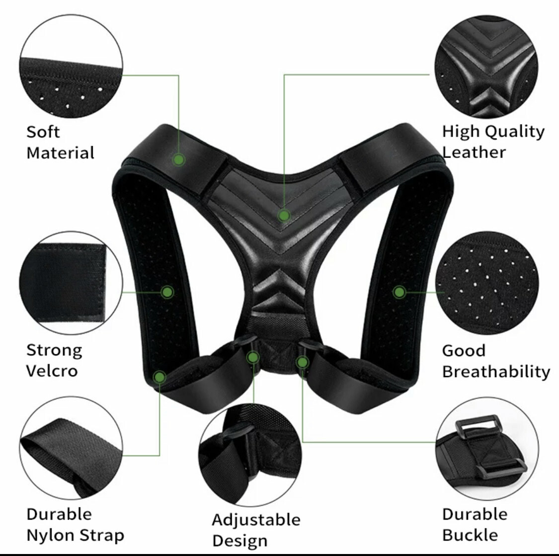 Back Posture Corrector Shoulder Straight Support Brace Therapy CHRISMAS GIFE
