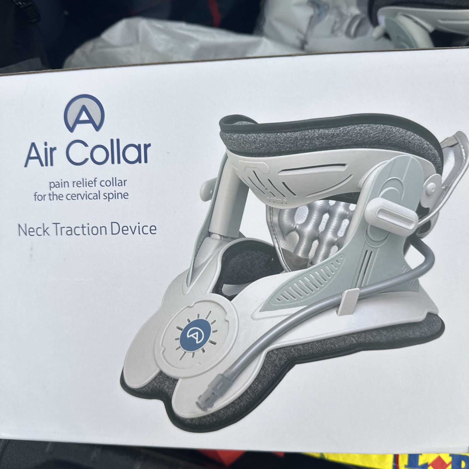 Cervical Traction Device with Air Collar – Inflatable Neck Stretcher for Pain