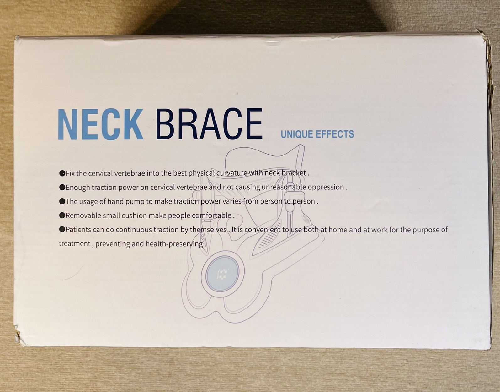 Cervical Traction Device, Electric Inflatable Air Pump Neck Traction Device New