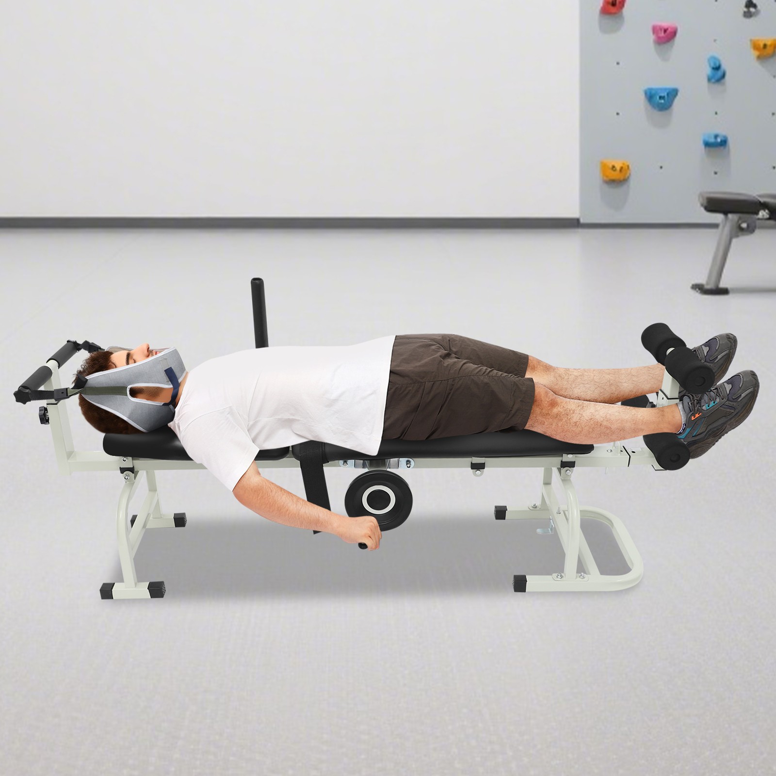 Lumbar Stretch Tool Therapy Massage Table Traction Bed for Cervical Spine Best