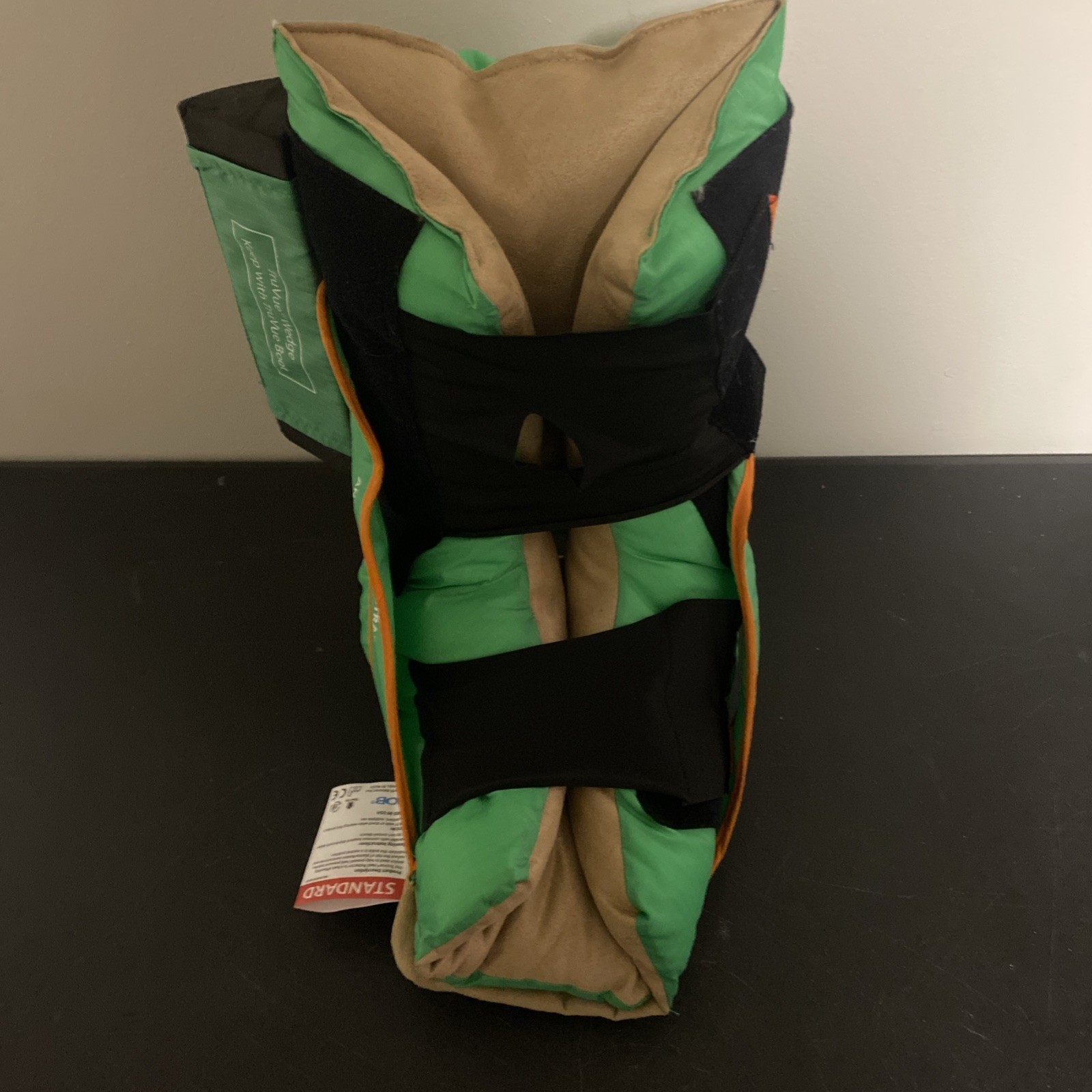 EHOB TruVue Heel Protector Boot Green Foot Drop Protection W/ Optional Wedge
