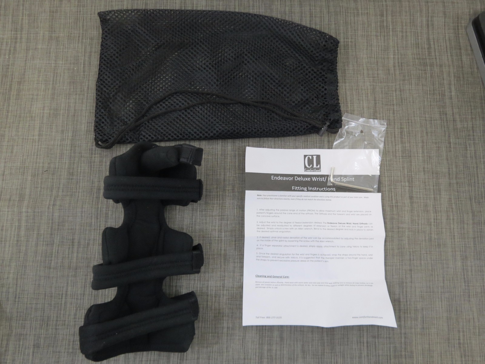 Comfortland Endeavor Deluxe Wrist/Hand Splint 31-500 /T1