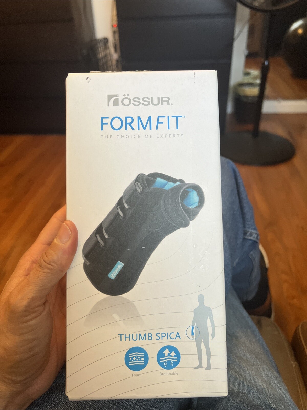 ROSSUR FORMFIT THUMB SPICA HAND & WRIST BRACE-#3150 MEDIUM RIGHT HAND PRE-FITTED